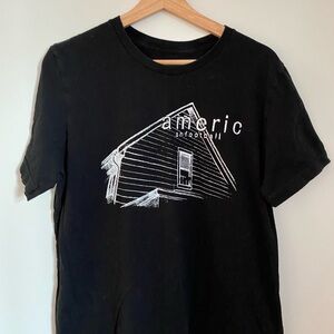 Black American Football T-Shirt